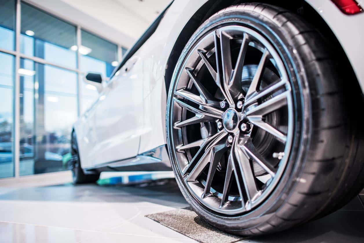 This is a photo of a car representing an example of branding