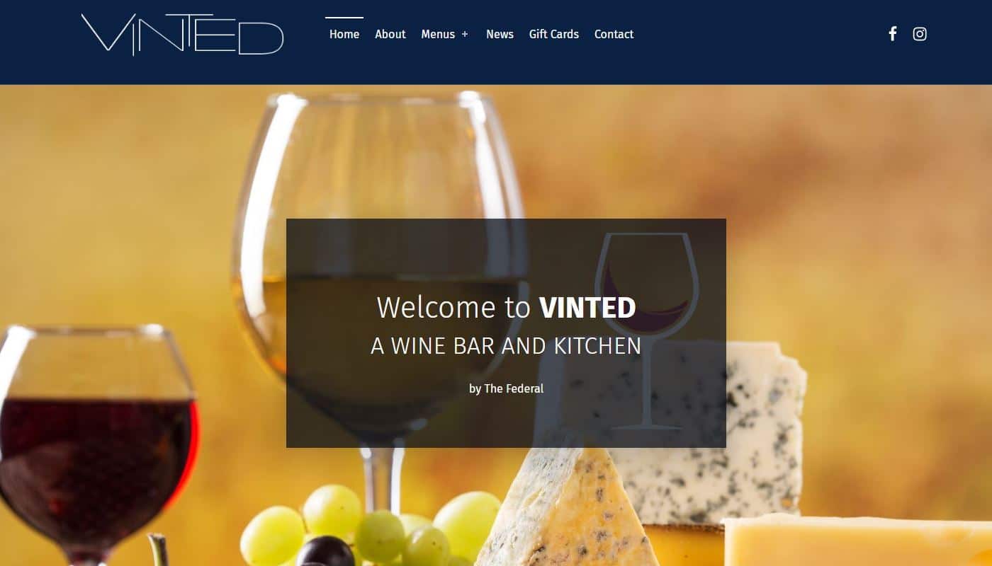 Restaurant Web design West Hartford