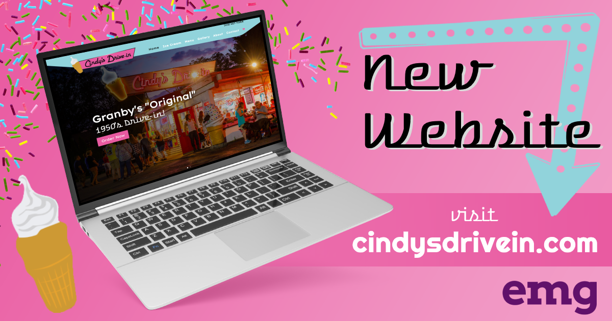 Cindy’s Drive-In new website post Website Design Company Chicopee mA